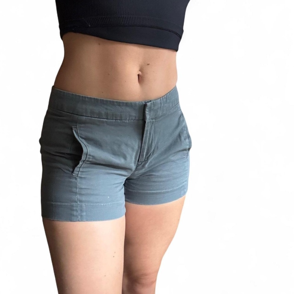 Stylish High Waist Blue Shorts for Women